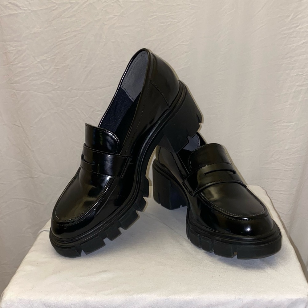 Black Patent Loafers